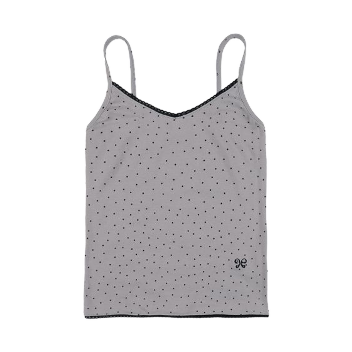 (W) 팬시 클럽 레이스 스타 베이직 슬리브리스 그레이((W) Fancy Club Lace Star Basic Sleeveless Gray)
