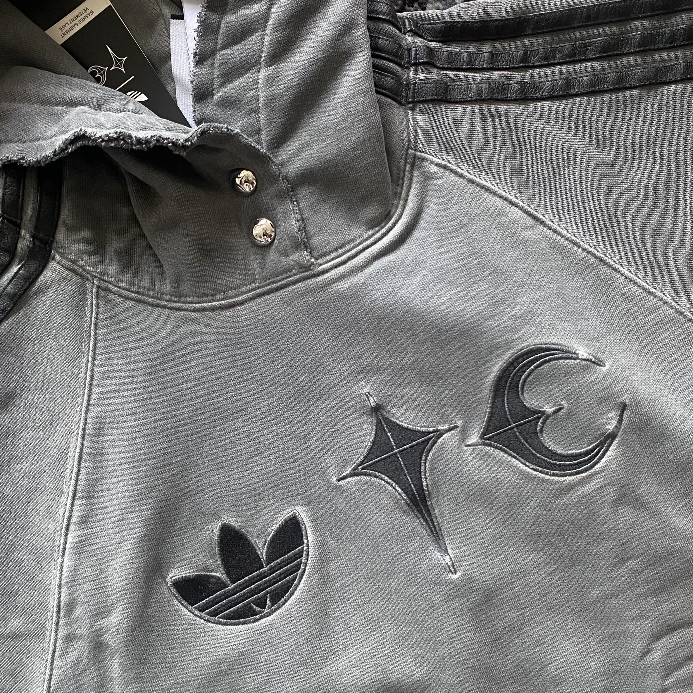 Adidas x Thug Club Sweat Hoodie Black - KR Sizing 착용 스타일