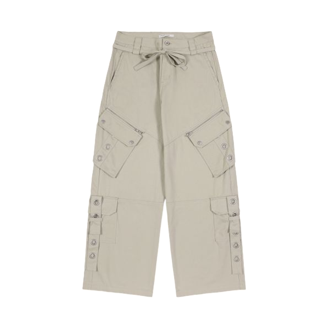 (W) 팬시 클럽 디테처블 카고 스트랩 팬츠 베이지((W) Fancy Club Detachable Cargo Strap Pants Beige)