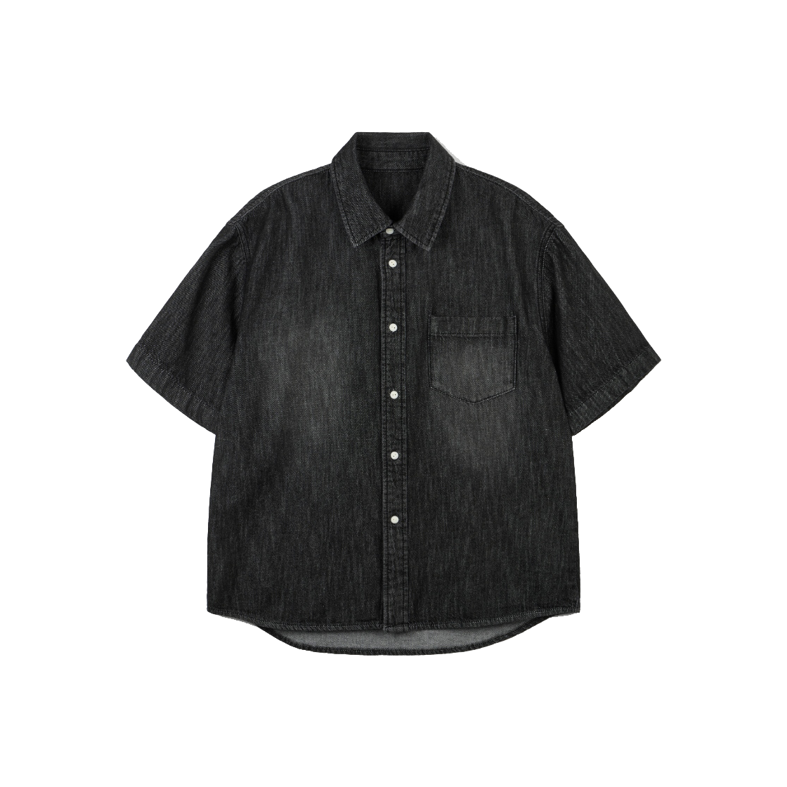 티엔지티 썸머 데님 셔츠 워시드그레이(TNGT Summer Denim Shirt Washed Grey)