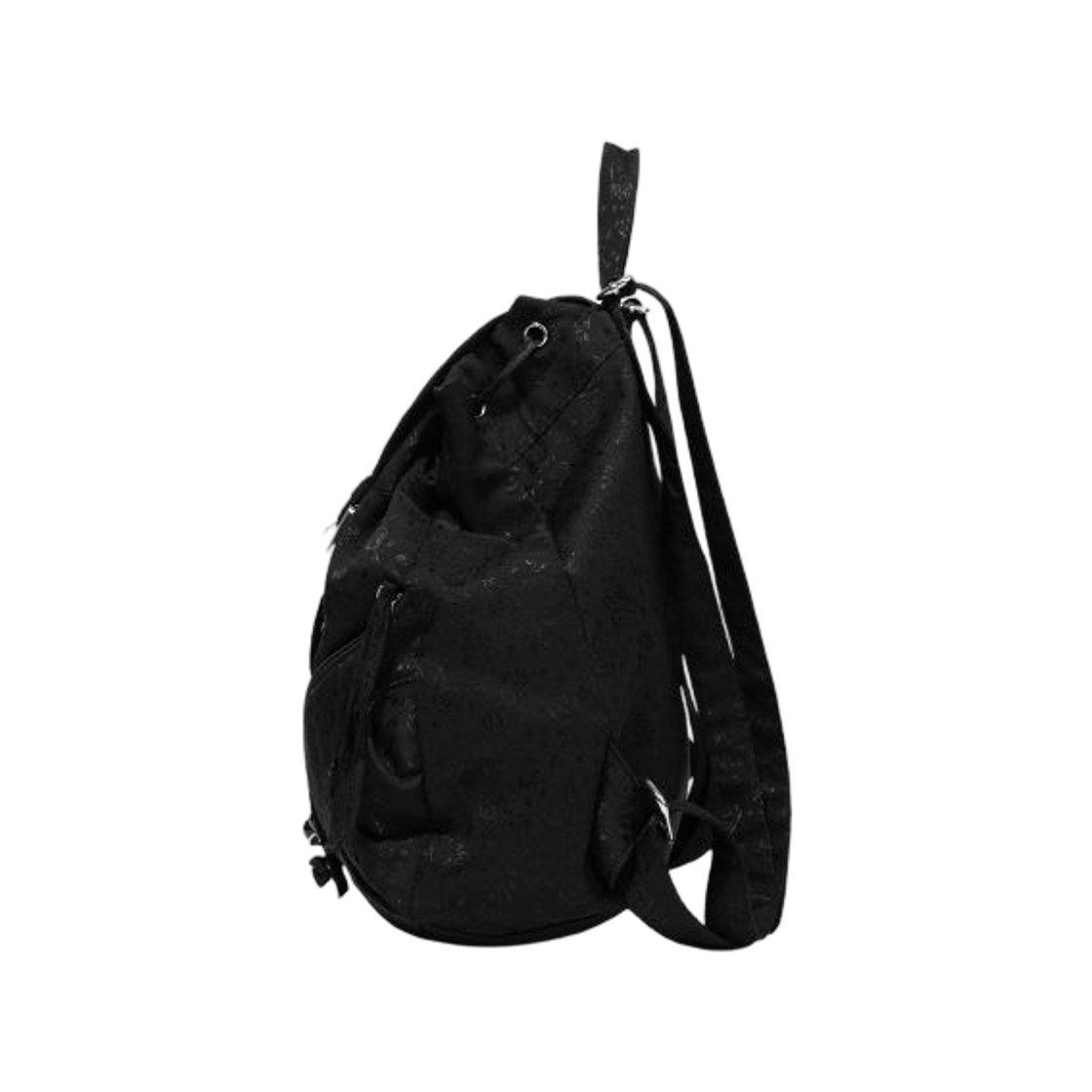 팬시 클럽 새틴 아일렛 백팩 블랙(Fancy Club Satin Eyelet Backpack Black) - 2