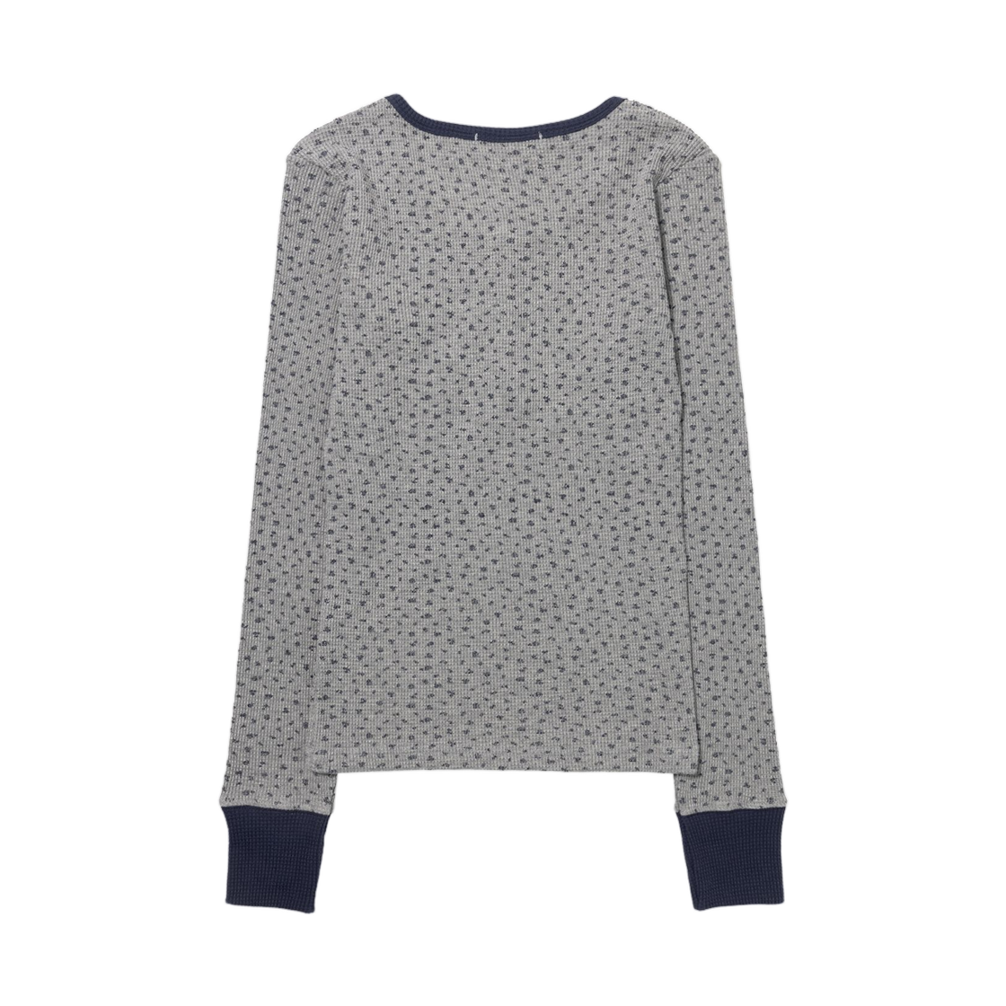 (W) 팬시 클럽 헨리넥 와플 롱슬리브 플라워((W) Fancy Club Henry Neck Waffle Long Sleeve Flower) - 2