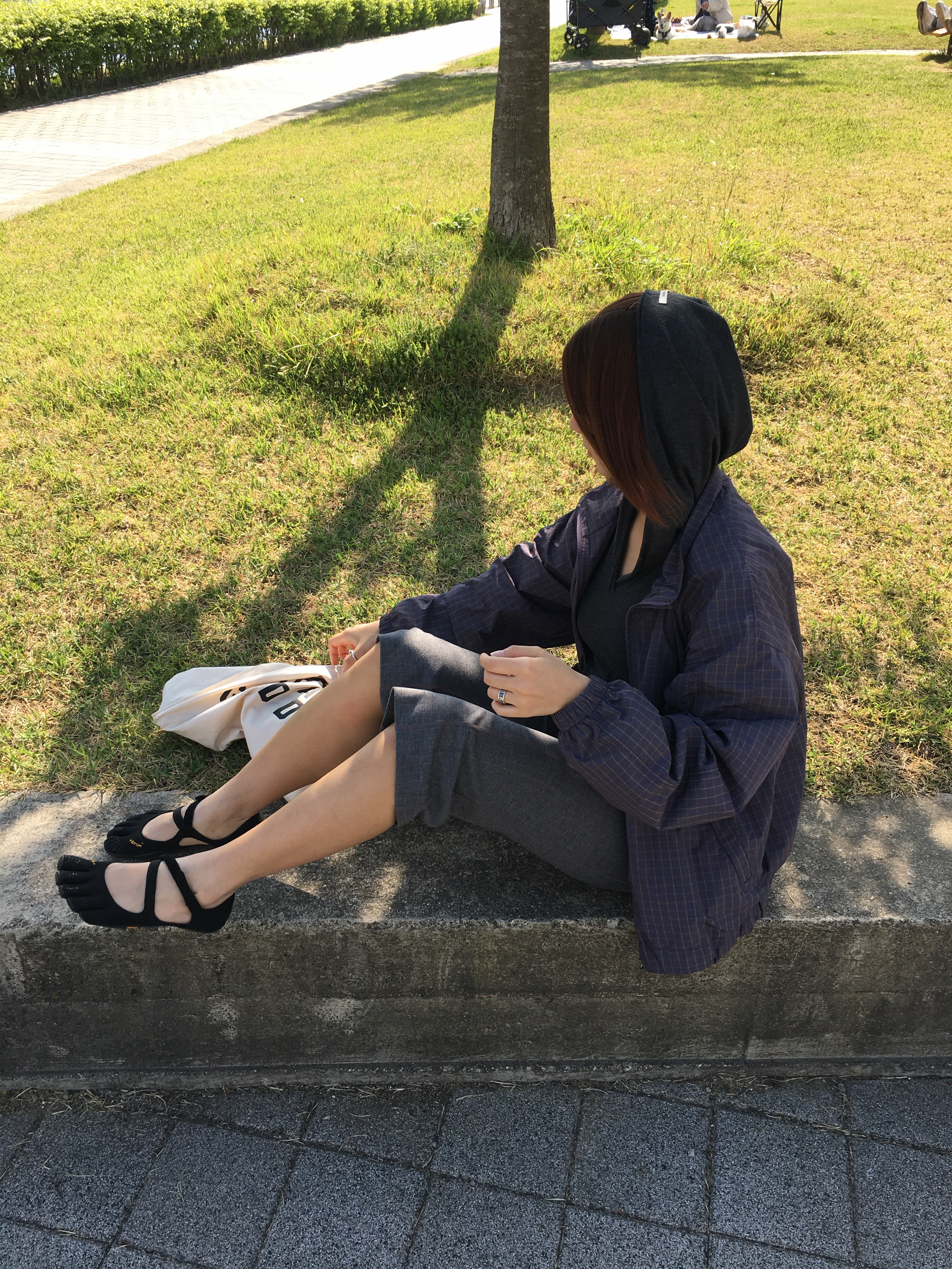 (W) Vibram Fivefingers V-Soul Black 착용 스타일