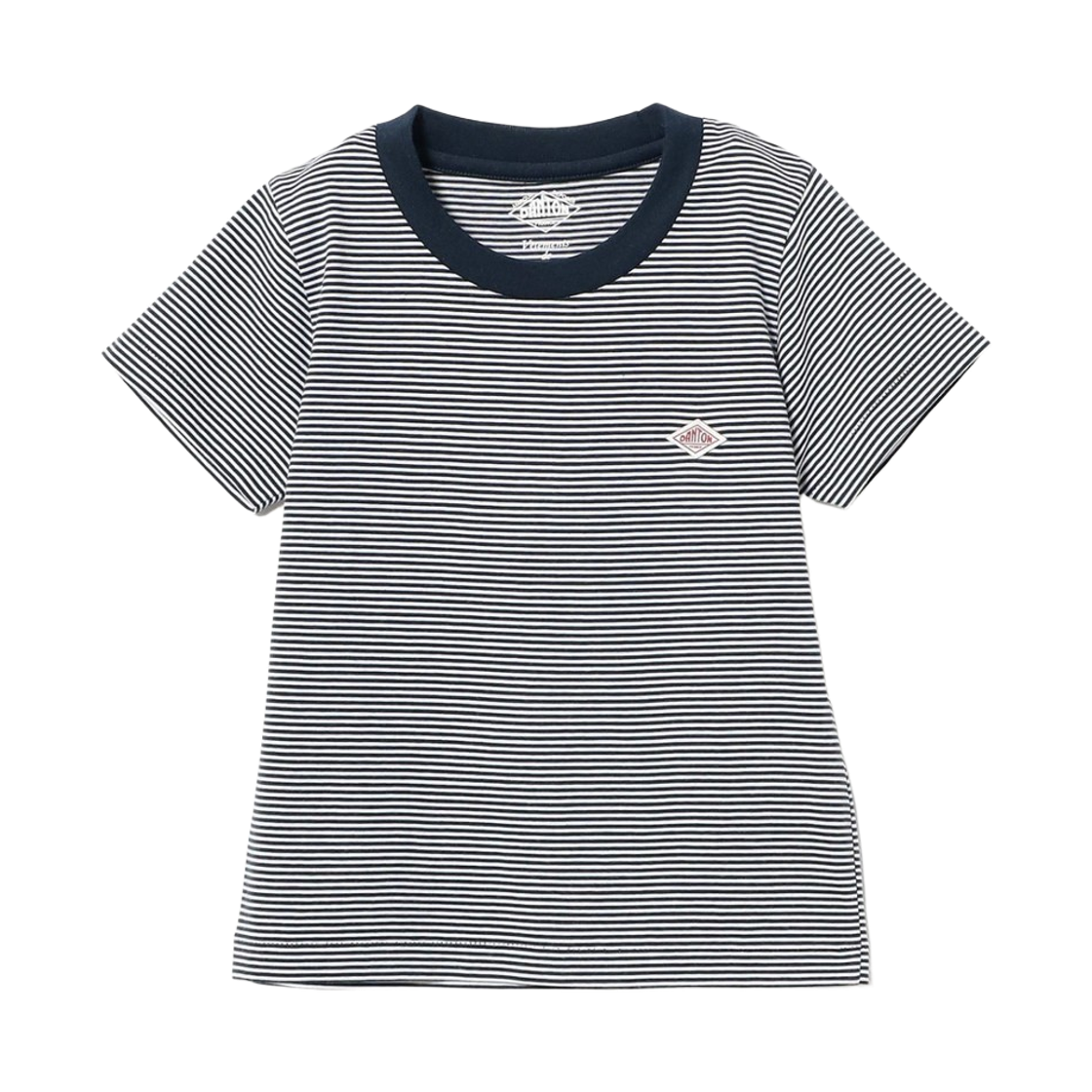 (키즈) 단톤 스트라이프 티셔츠 네이비 화이트((Kids) Danton Stripe T-Shirt Navy White)