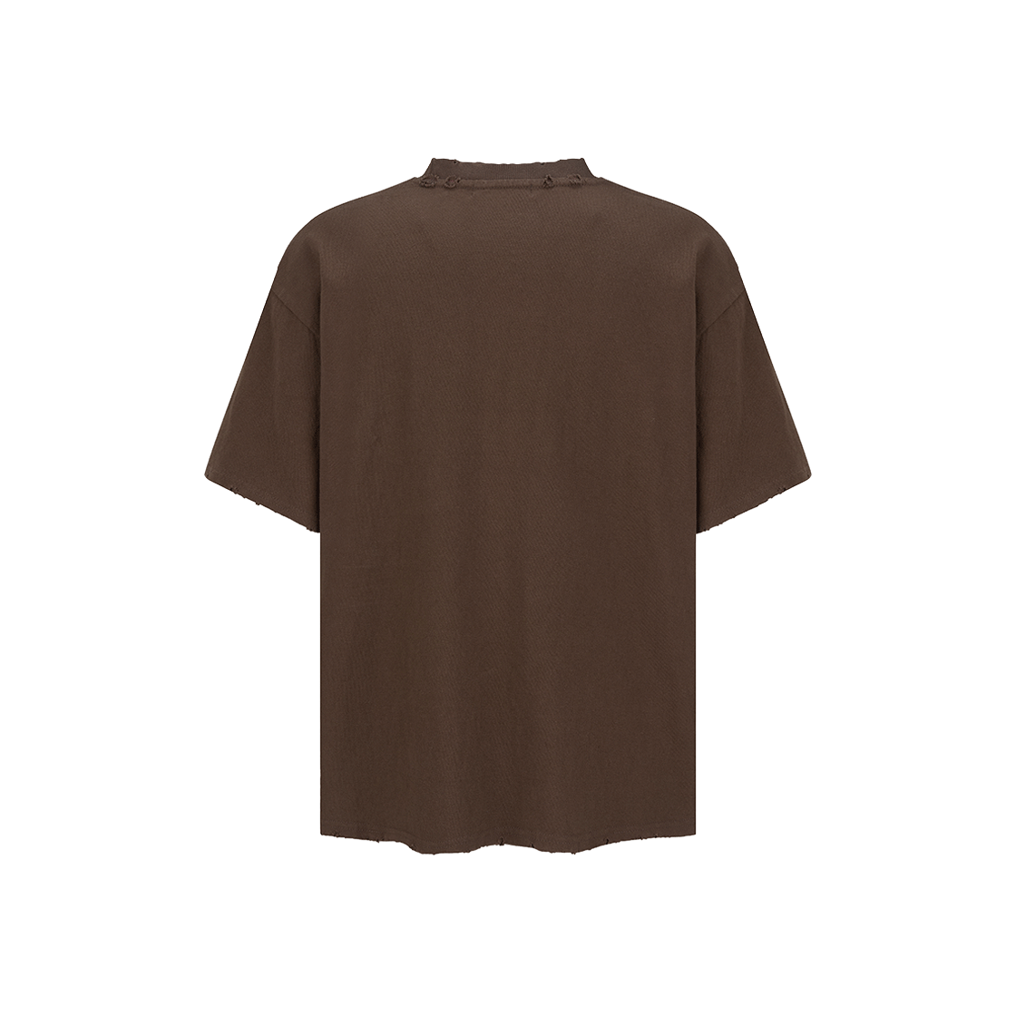 엔드릭스 픽셀 도트 로고 디스트로이드 티셔츠 브라운(EDLIX Pixel Dot Logo Destroyed T-Shirt Brown) - 2