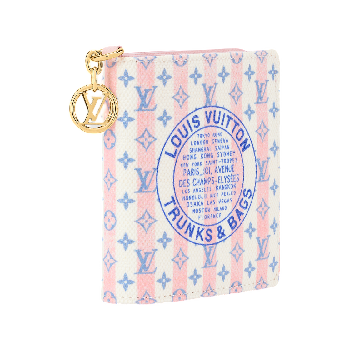 루이비통 LV 참 포켓 월렛 LV 스탬프 블루(Louis Vuitton LV Charm Pocket Wallet LV Stamp Blue) - 2