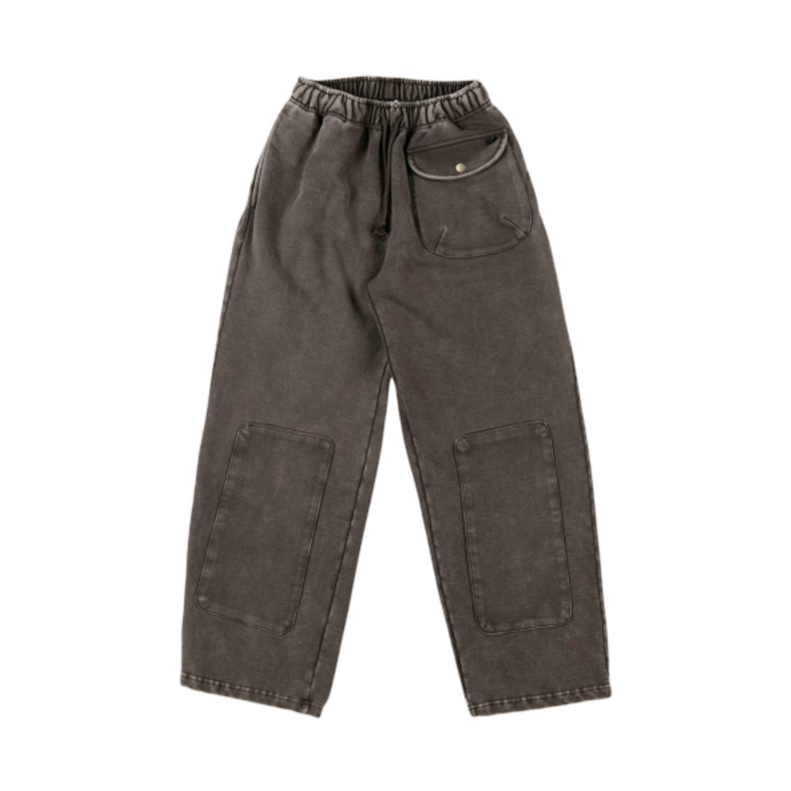이알티알 더블 니 포켓 조거 팬츠 브라운(ERTR Double Knee Pocket Jogger Pants Brown)
