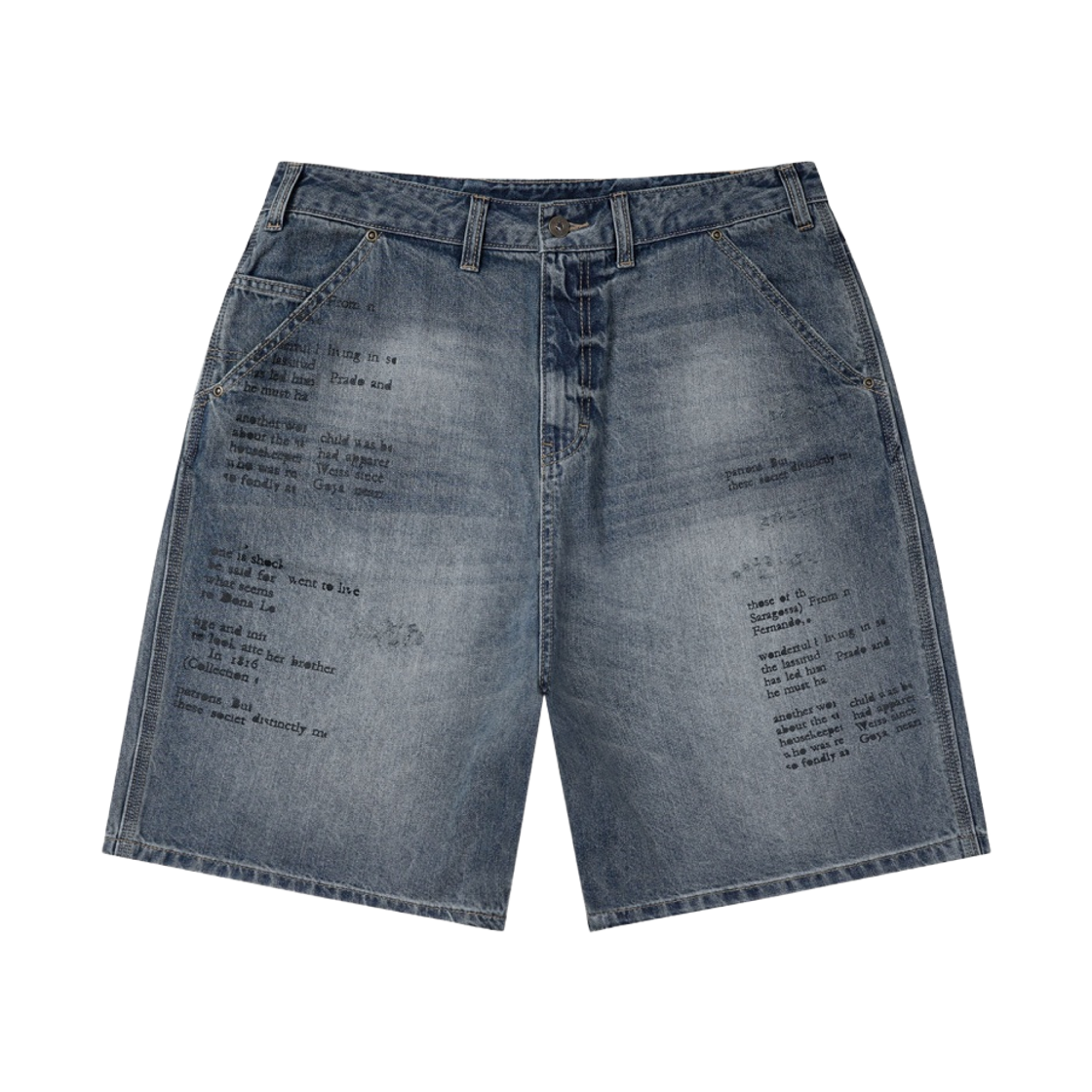 인세인개러지 데님 하프 팬츠 - 인디고(INSANE GARAGE Denim Half Pants_Indigo)