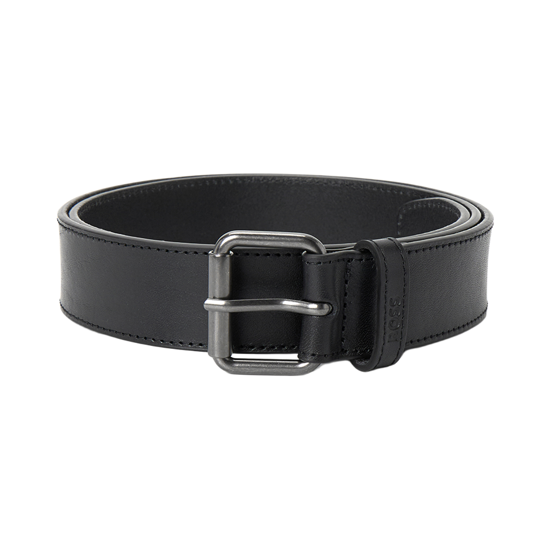 휴고 보스 레더 벨트 블랙(Hugo Boss Leather Belt Black) - 1