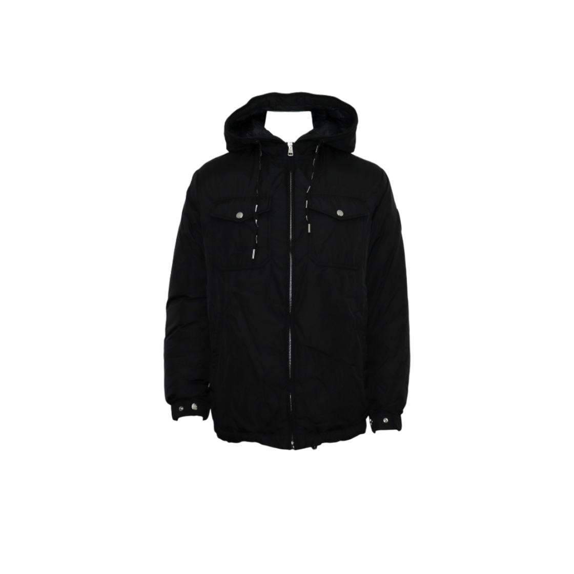 몽클레어 메누에 블랙 와펜 후드 다운 남성 패딩자켓aa62166(Moncler Menue Black Logo Hooded Down Jacket)