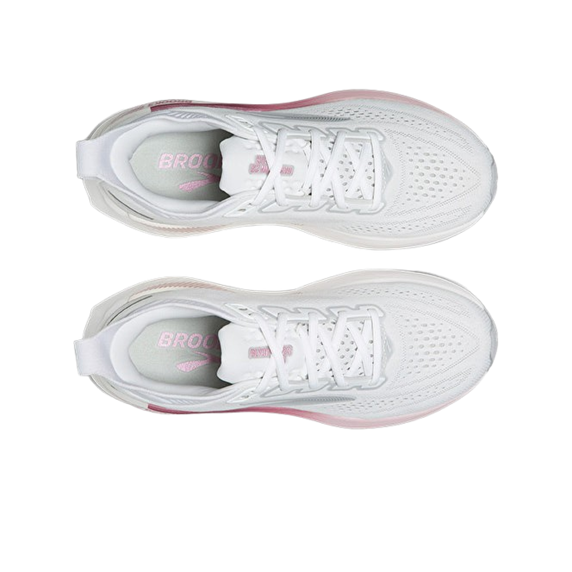 (W) 브룩스 러닝 글리세린 GTS 23 화이트 - B 미디움((W) Brooks Running Glycerin GTS 23 White - B Medium) - 2