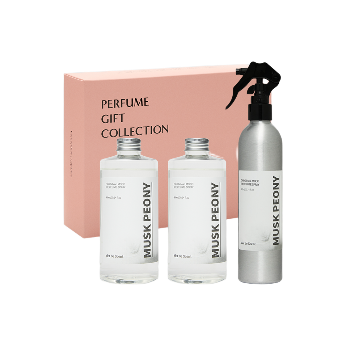메르디센트 무드 퍼퓸 기프트 세트 머스크피오니 900ml(Merdescent Mood Perfume Gift Set Musk Peony 900ml)
