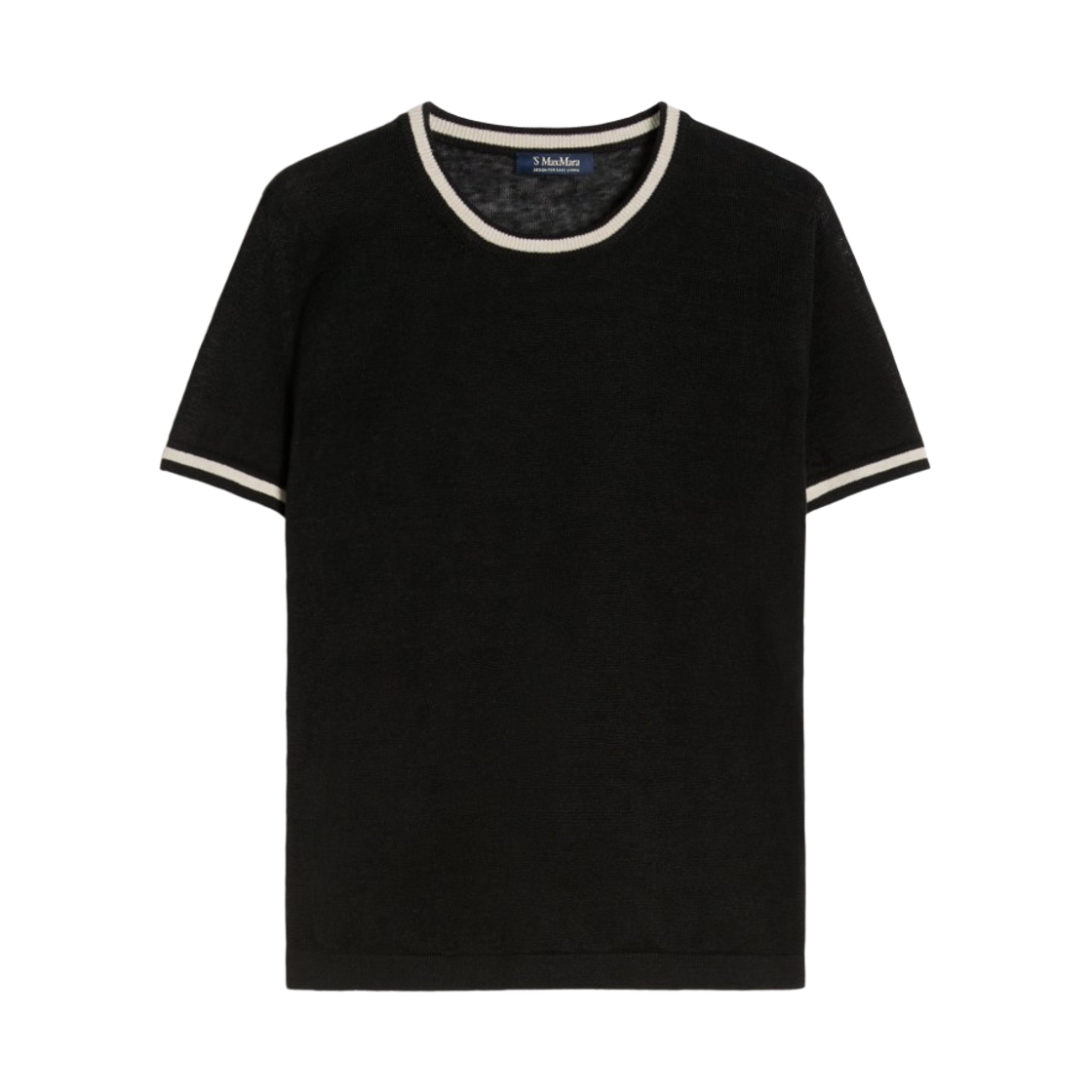 (W) S 막스마라 노르디카 린넨 스웨터 블랙((W) S Max Mara Nordica Linen Sweater Black)