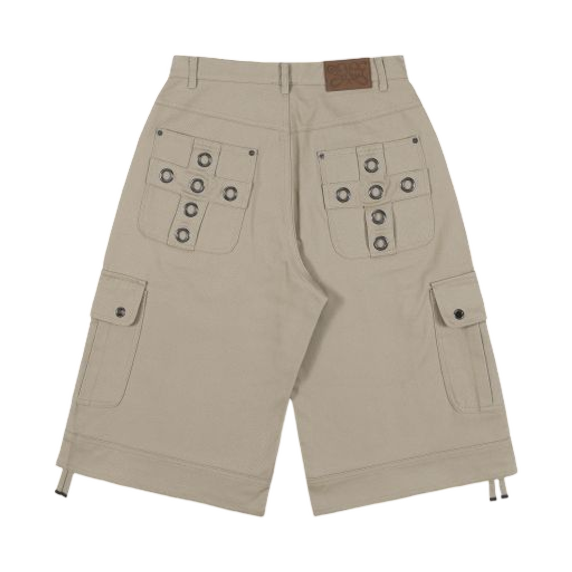 (W) 팬시 클럽 크로스 포켓 버뮤다 팬츠 베이지((W) Fancy Club Cross Pocket Bermuda Pants Beige) - 2