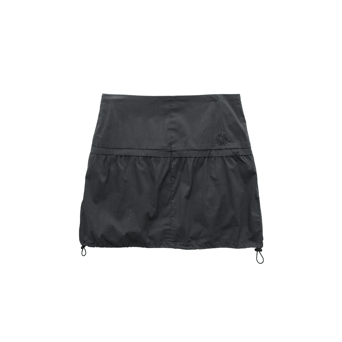 폴리테루 우먼 프론트 포켓 스커트 차콜(Polyteru Women Front Pocket Skirt Charcoal) - 2