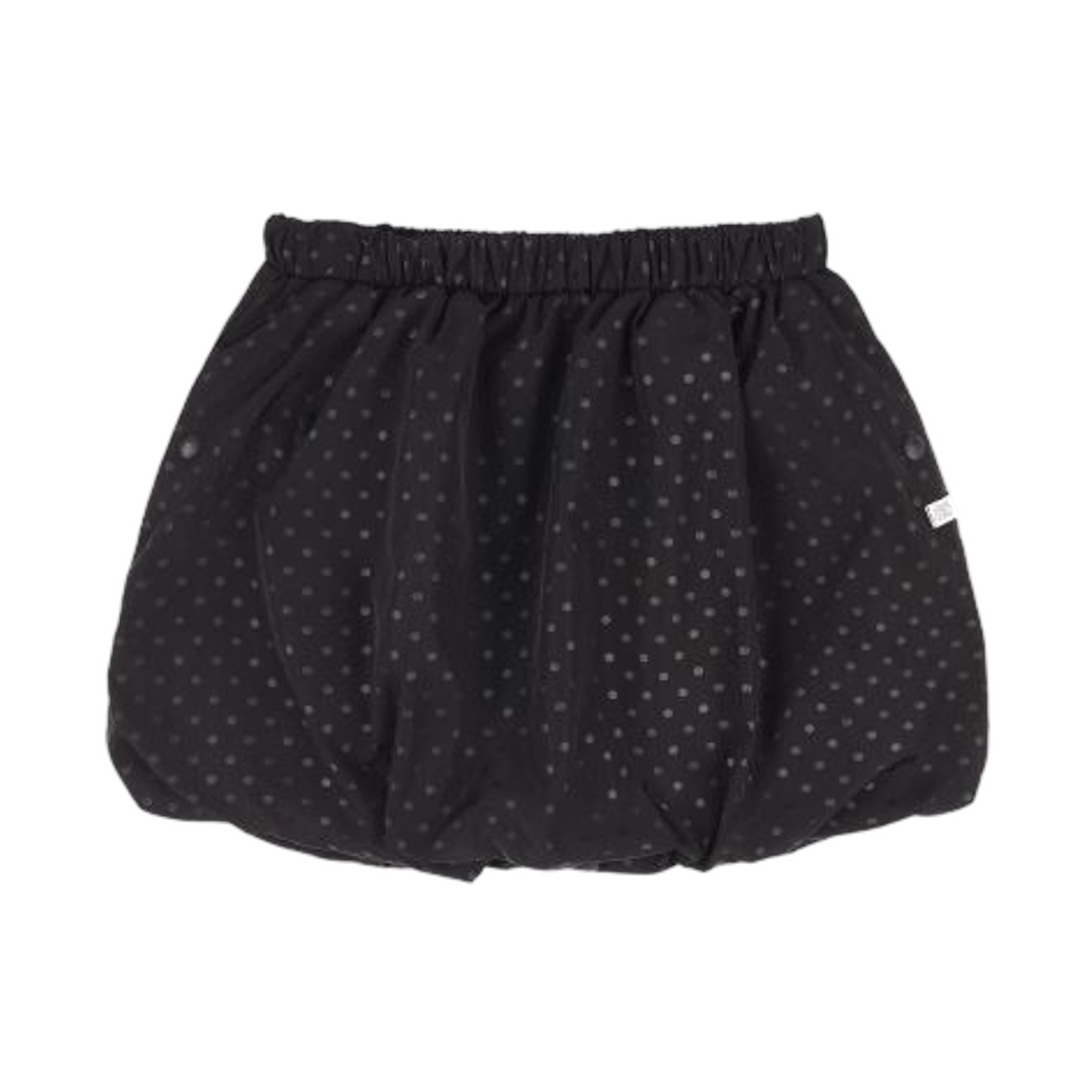 (W) 팬시 클럽 도트 벌룬 미니 스커트 블랙((W) Fancy Club Dot Balloon Mini Skirt Black)