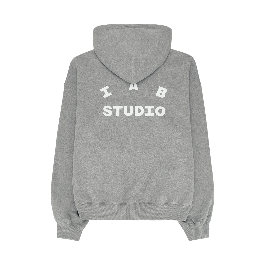 아이앱 스튜디오 후드 집업 멜란지 그레이 - 26SS(IAB Studio Zip-Up Hoodie Melange Gray - 26SS) - 2