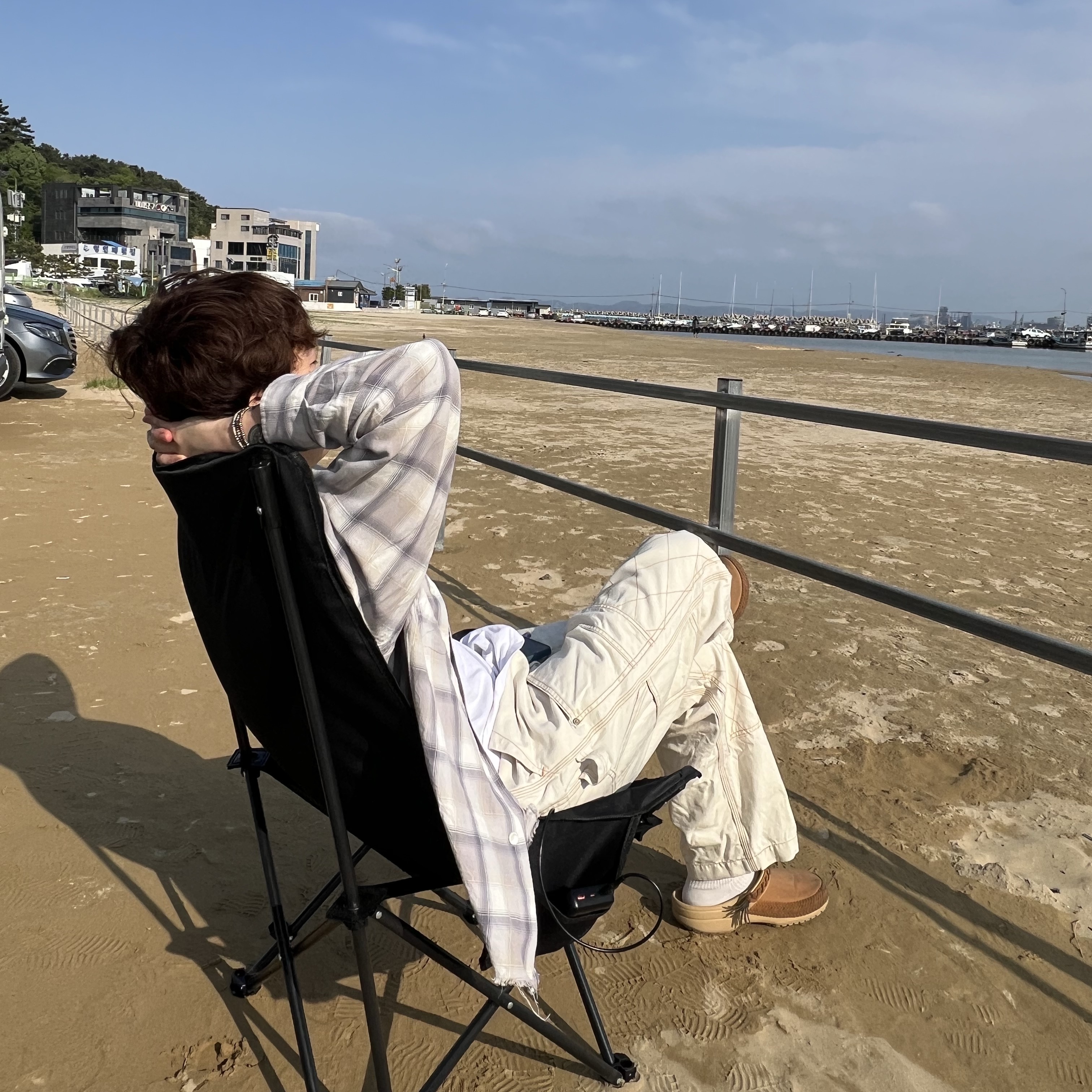 Kapital Thin Canvas Lumbar Pants Kinari 착용 스타일