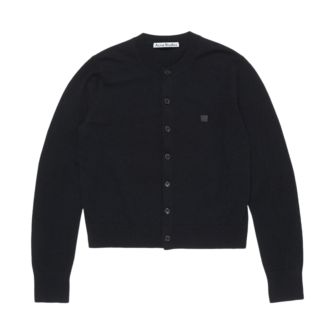 A60657 900 [25% 쿠폰] Acne Studios Fitted Cardigan Yak Wool Black