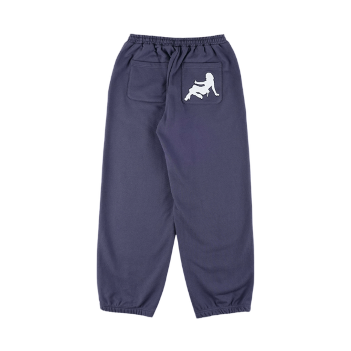 (W) 이알티알 떰즈 업 부클 조거 팬츠 네이비((W) ERTR Thumbs Up Boucle Jogger Pants Navy) - 2