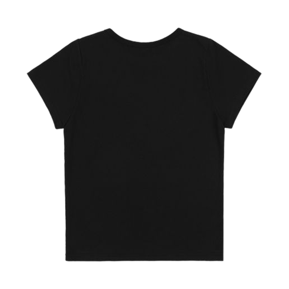 (W) 팬시 클럽 글리터 메이지 로고 티셔츠 블랙((W) Fancy Club Glitter Mage Logo T-Shirt Black) - 2
