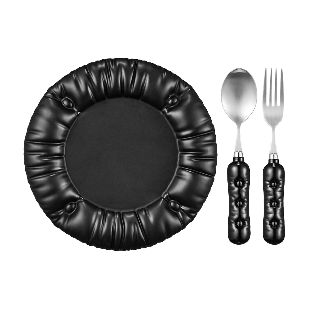 리이제 쿠션 브런치 세트 매트 블랙(LEEJAE Cushion Brunch Set Matte Black)