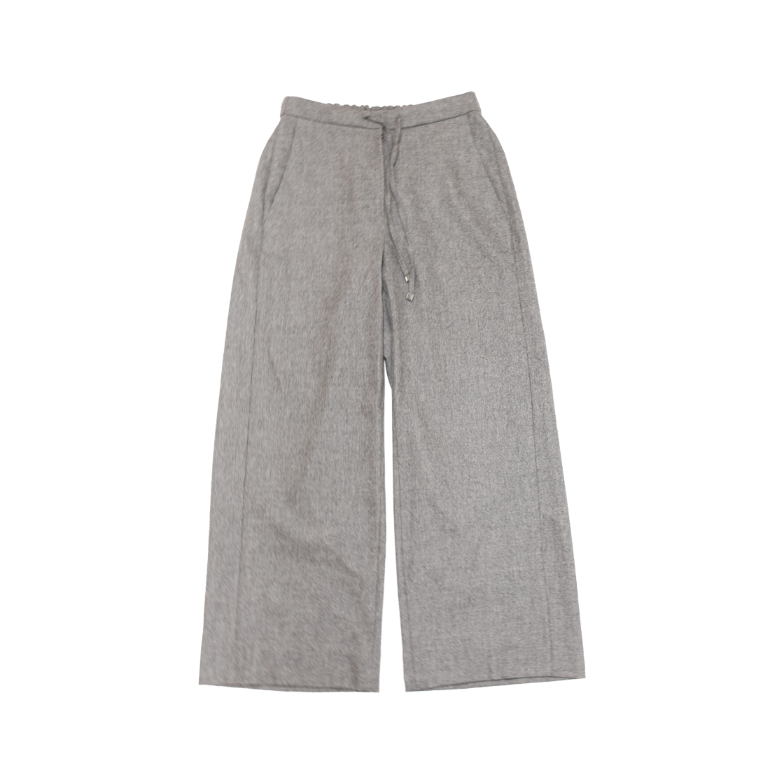 ITA5Q2RGLV2F Max Mara Drawstring Wide Leg Pants Gray
