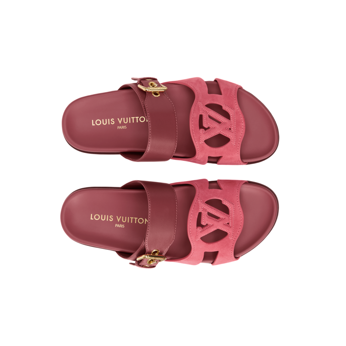 (W) 루이비통 LV 이솔라 컴포트 뮬 브릭 레드((W) Louis Vuitton LV Isola Comfort Mule Brick Red) - 2