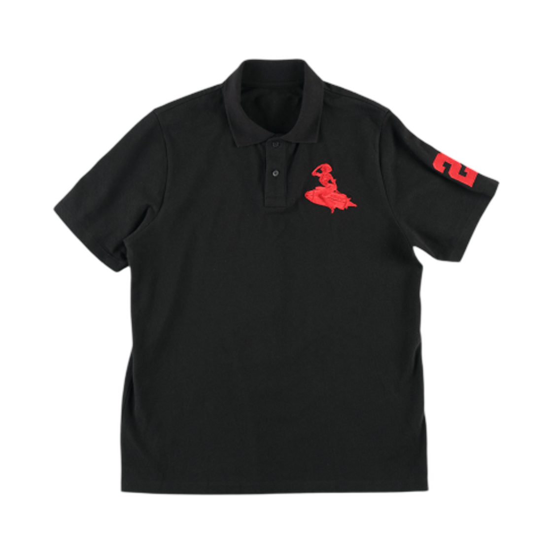 이알티알 코스믹 피케 티셔츠 블랙(ERTR Cosmic Pique T-Shirt Black)