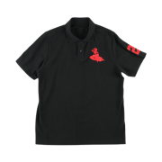 (W) ERTR Cosmic Pique T-Shirt Black
