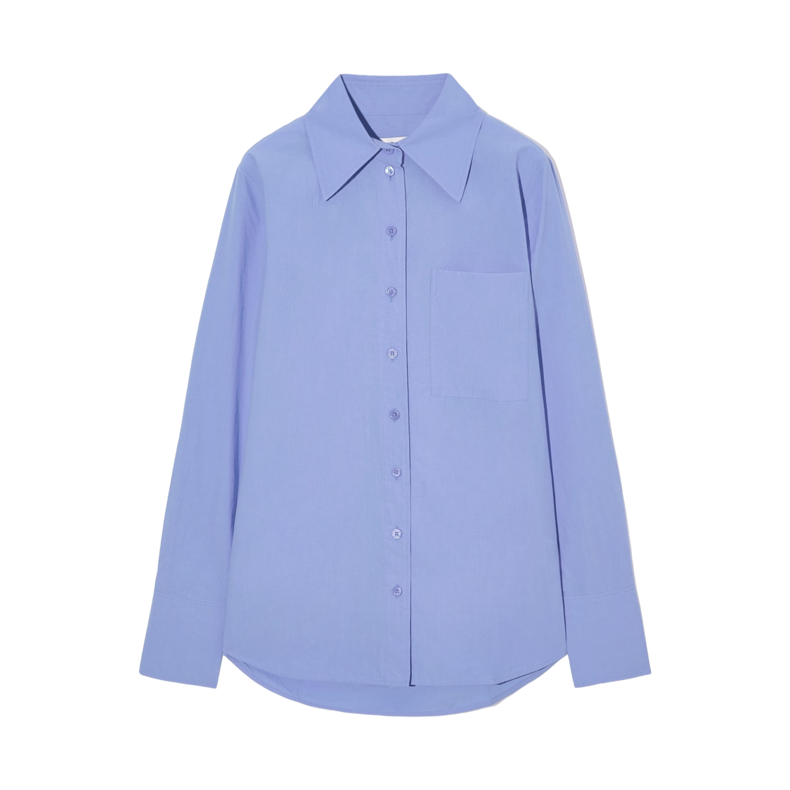 (W) 코스 오버사이즈 테일러드 셔츠 라이트 블루((W) COS Oversized Tailored Shirt Light Blue)