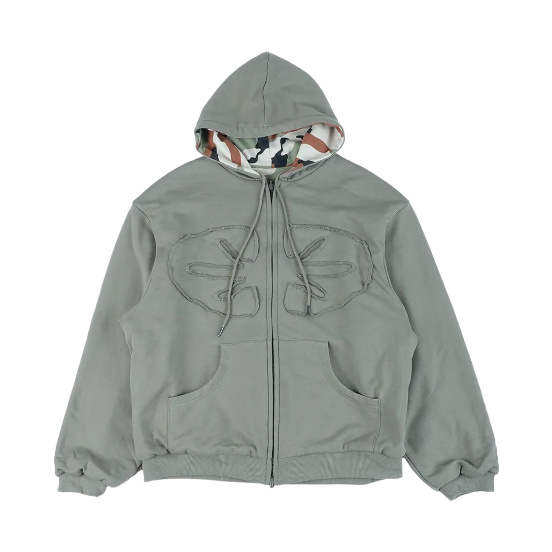 이알티알 리버시블 후드 집업 카모(ERTR Reversible Hoodie Zip Up Camo) - 2
