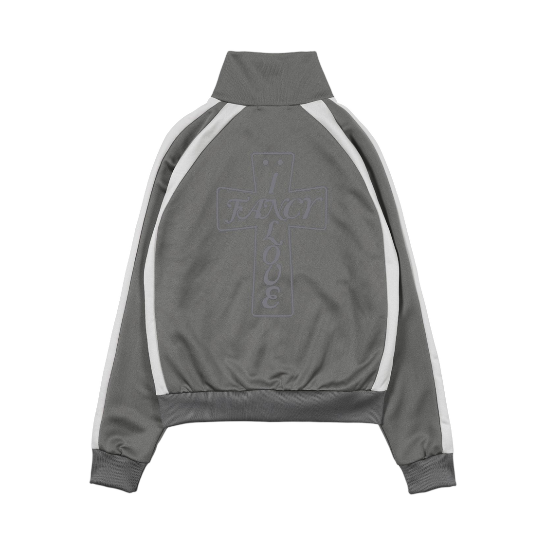 (W) 팬시 클럽 프로스 글로시 트랙탑 카키((W) Fancy Club Pros Glossy Track Top Khaki) - 2