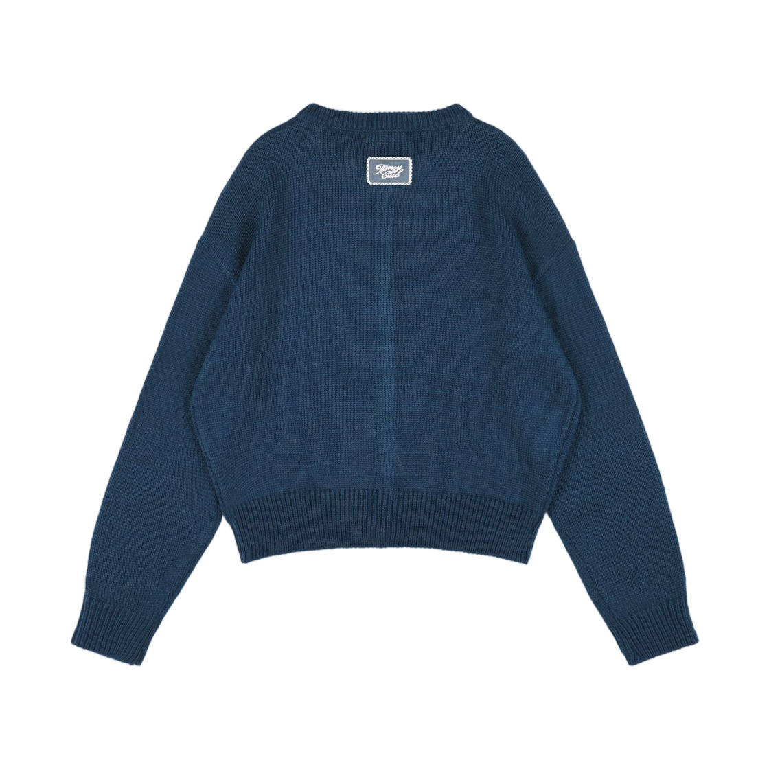 (W) 팬시 클럽 스웨일리 니트 가디건 블루((W) Fancy Club Swally Knit Cardigan Blue) - 2