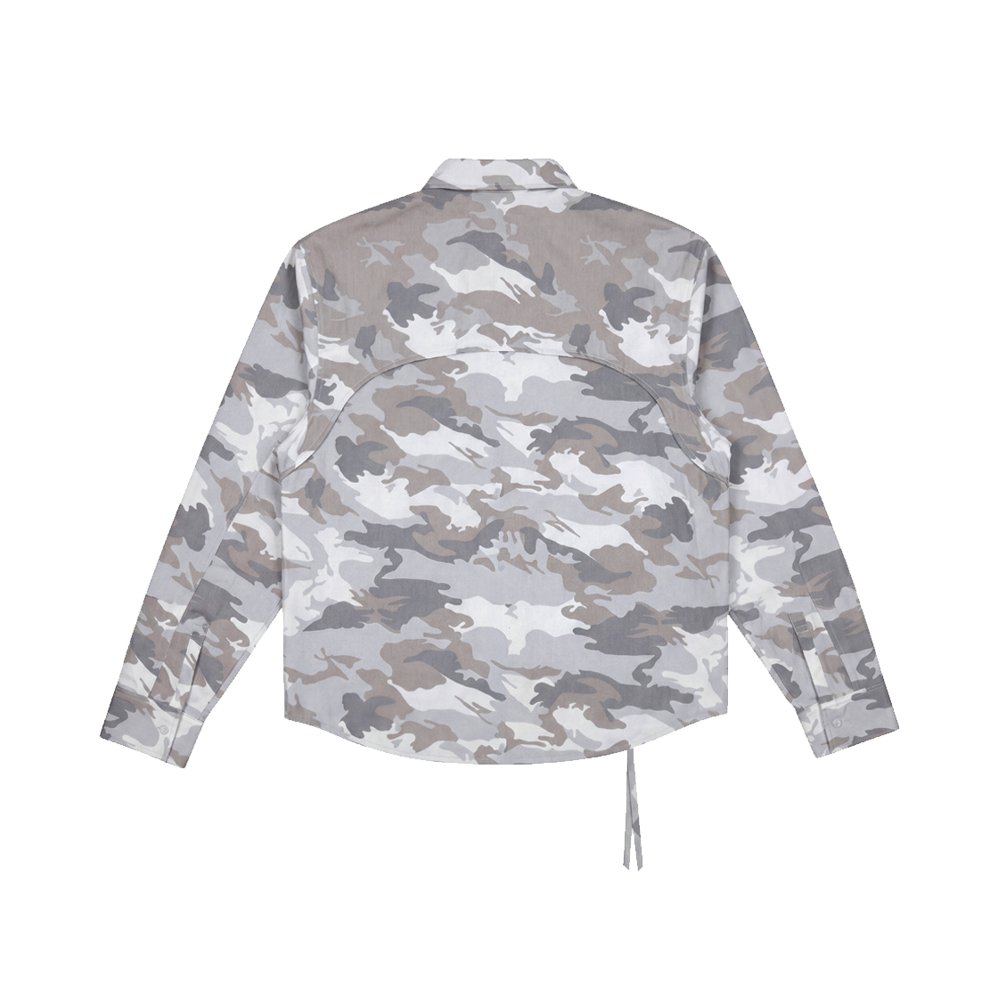 비엘알 카모 집업 오버셔츠 아이보리(BLR Camo Zip-Up Overshirt Ivory) - 2