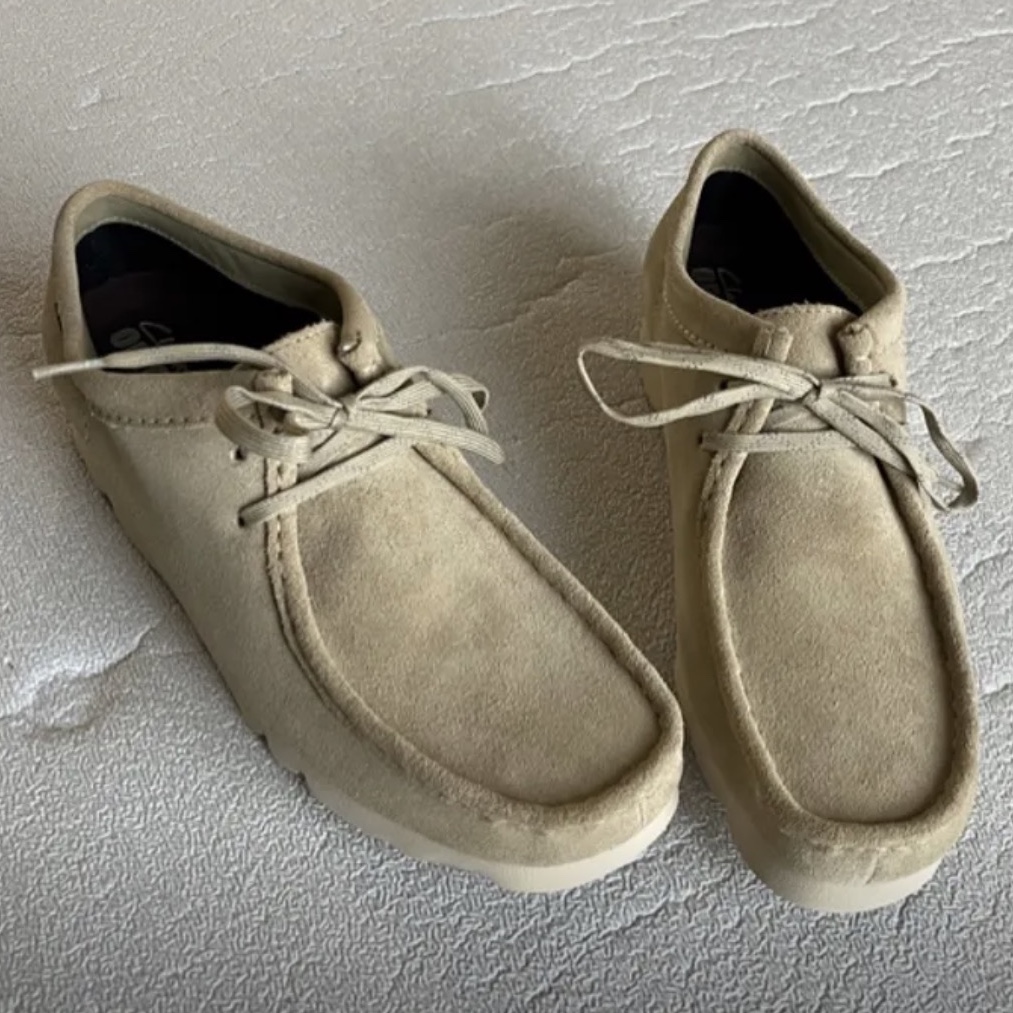 Clarks Wallabee Gore-Tex Maple Suede 착용 스타일