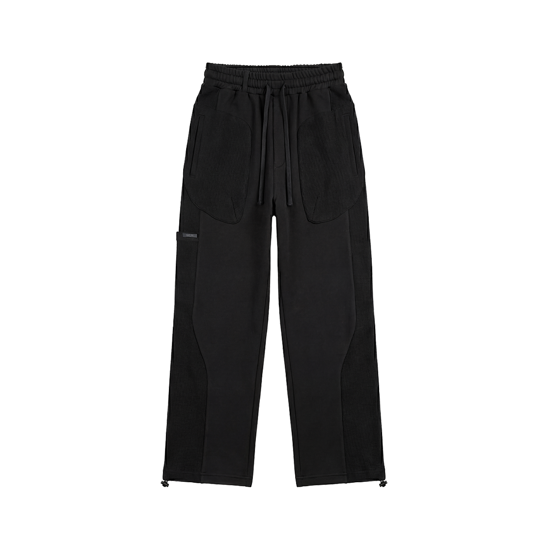 비엘알 와플 믹스 워시드 스웨트 팬츠 블랙(BLR Waffle Mix Washed Sweat Pants Black)