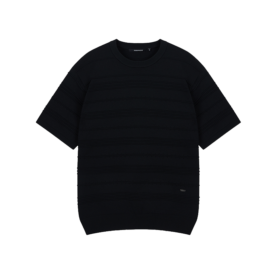 지오송지오 ZSZO 멀티 텍스쳐 크루넥 니트 블랙 ZI3KT705BK(ZIOSONGZIO ZSZO Multi Texture Crewneck Knit) - 1