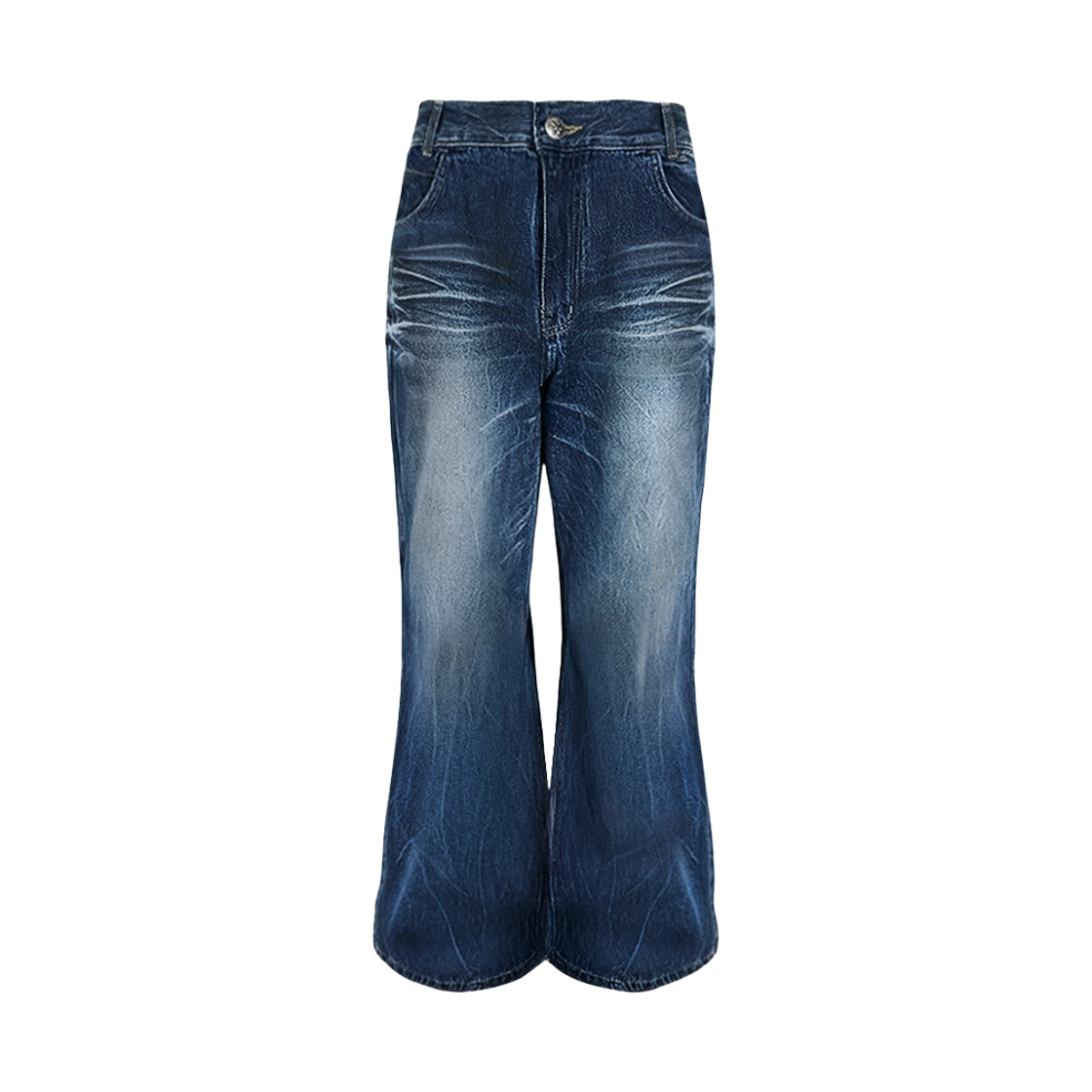 에이엑스커넥션 서머 오일 워싱 플레어 데님 팬츠(AX CONNECTION Summer Oil Washed Flare Denim Pants)