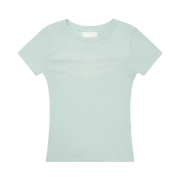 (W) Fancy Club Back Cross T-Shirt Mint