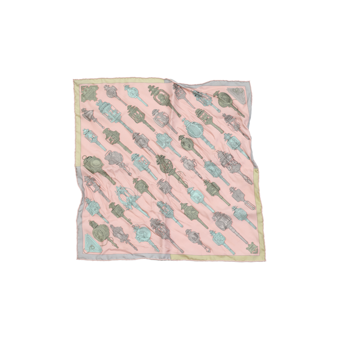 ITJLISFDEBJW Hermes Pink Silk Scarf