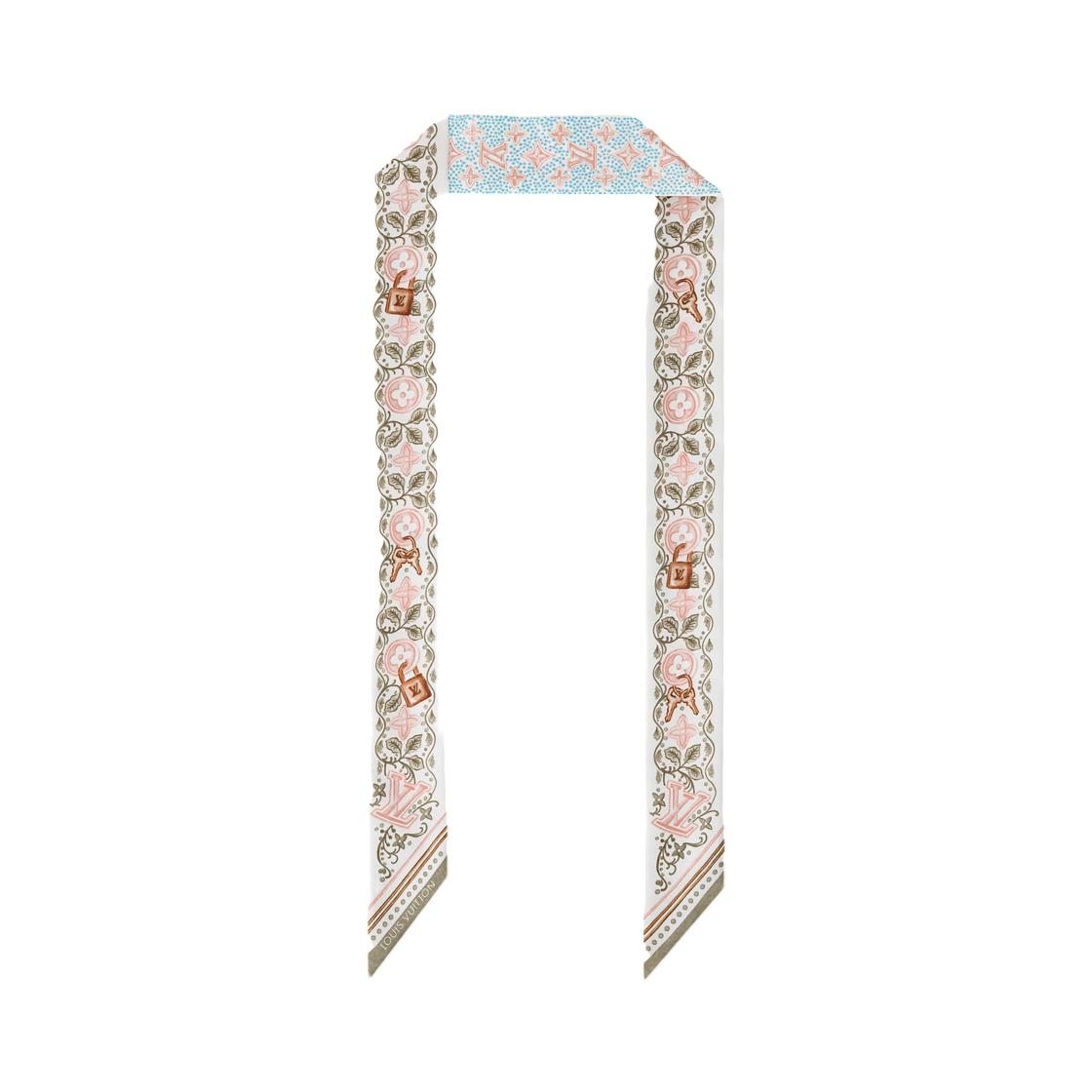 M98373 (W) Louis Vuitton Summer Garden BB Bandeau Light Blue