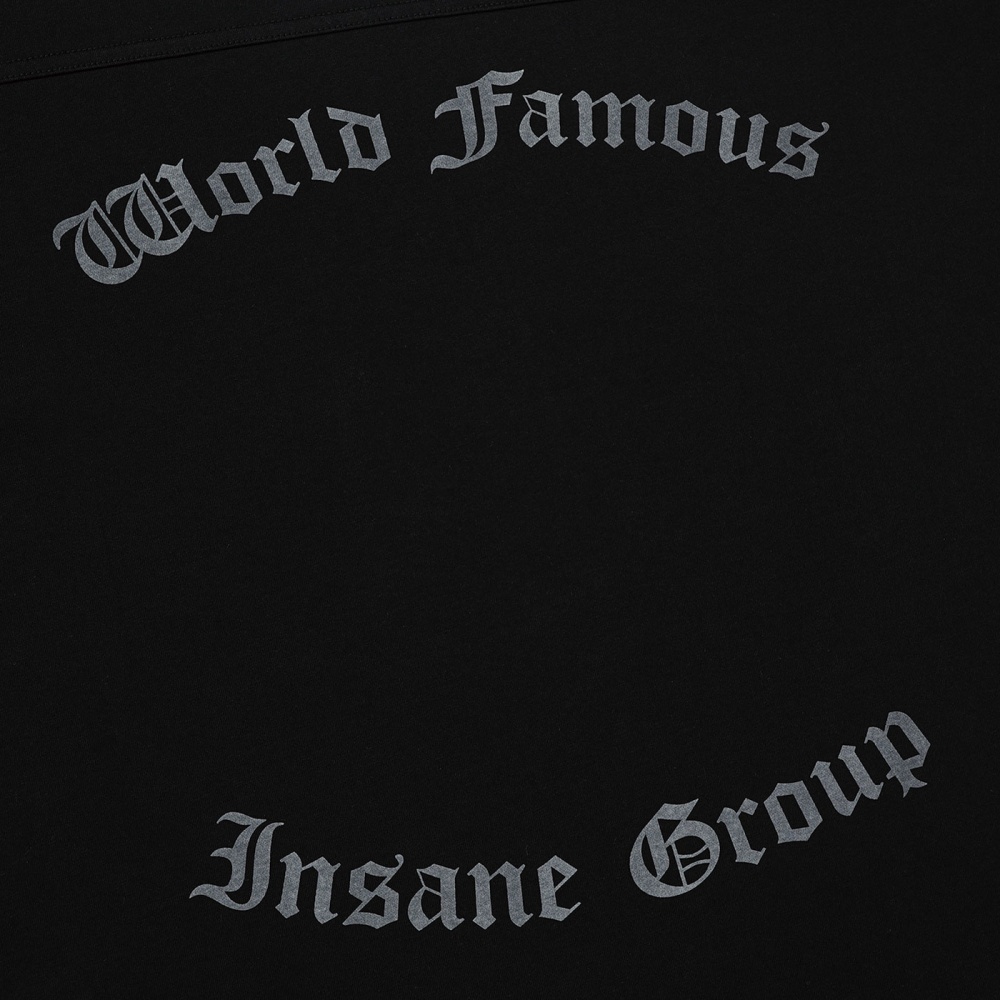인세인개러지 그래픽 브이넥 티셔츠 - 블랙(INSANE GARAGE Graphic V-Neck T-Shirt_Black) - 4