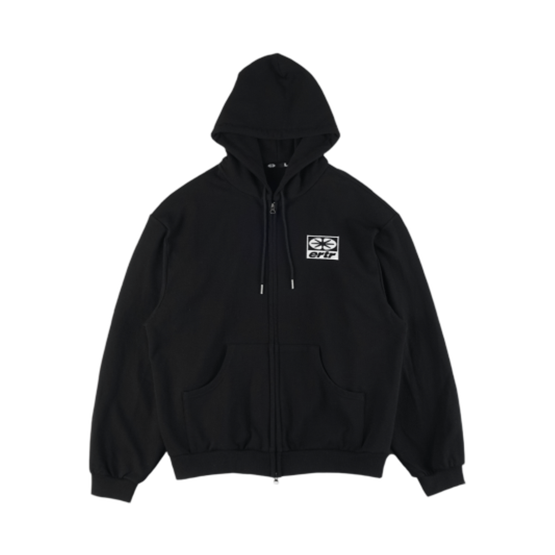 - ERTR Essential Training Hoodie Zip Up Black