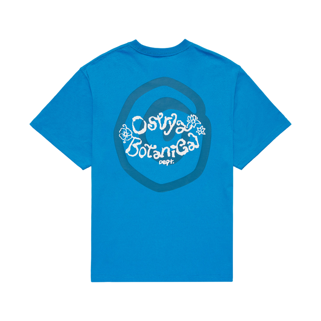 오스트리야 26SS 보태닉 뎁트 스탬프 티셔츠 스카이 블루(OSTRYA 26SS Botanical Dept Stamp tee Sky Blue)