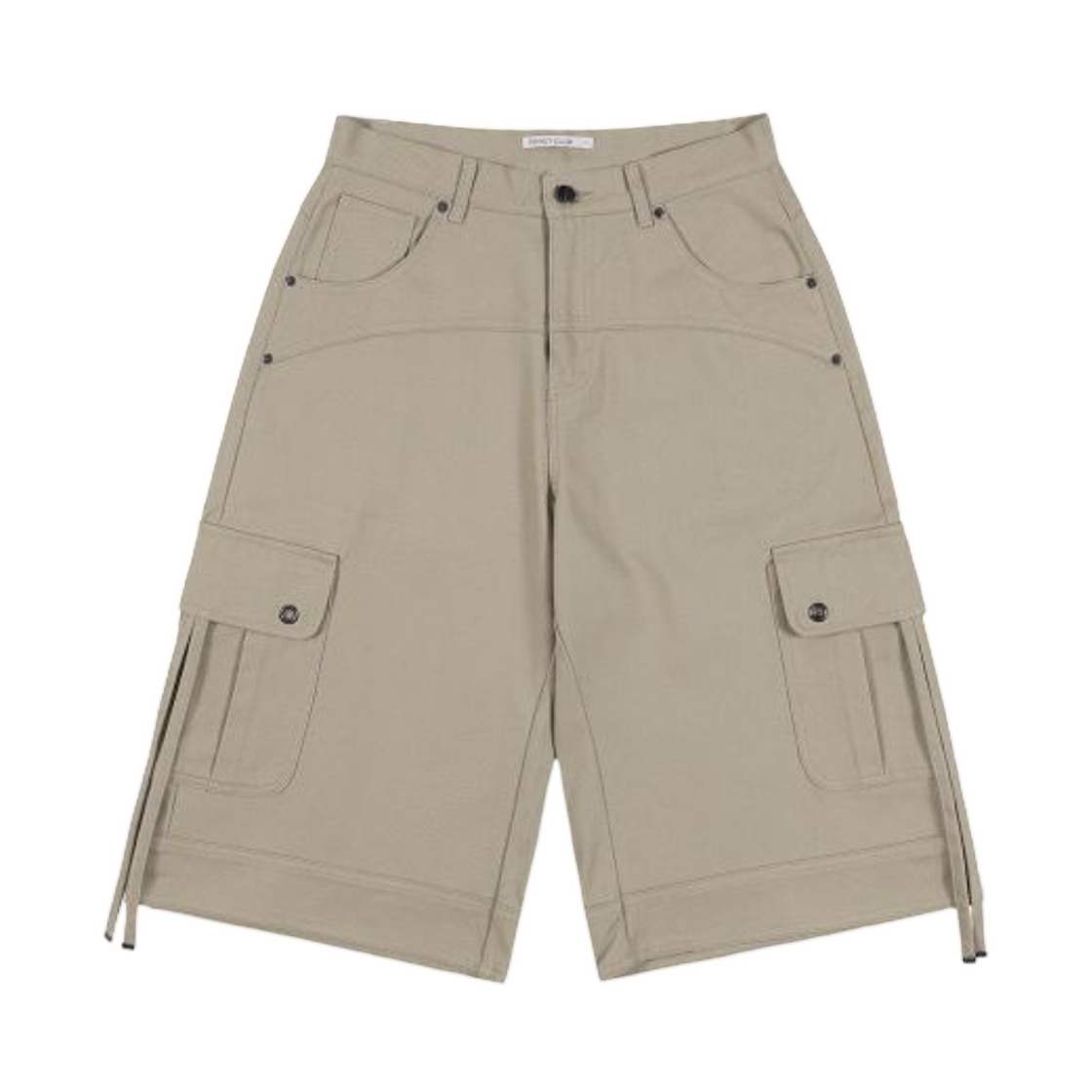 (W) 팬시 클럽 크로스 포켓 버뮤다 팬츠 베이지((W) Fancy Club Cross Pocket Bermuda Pants Beige)
