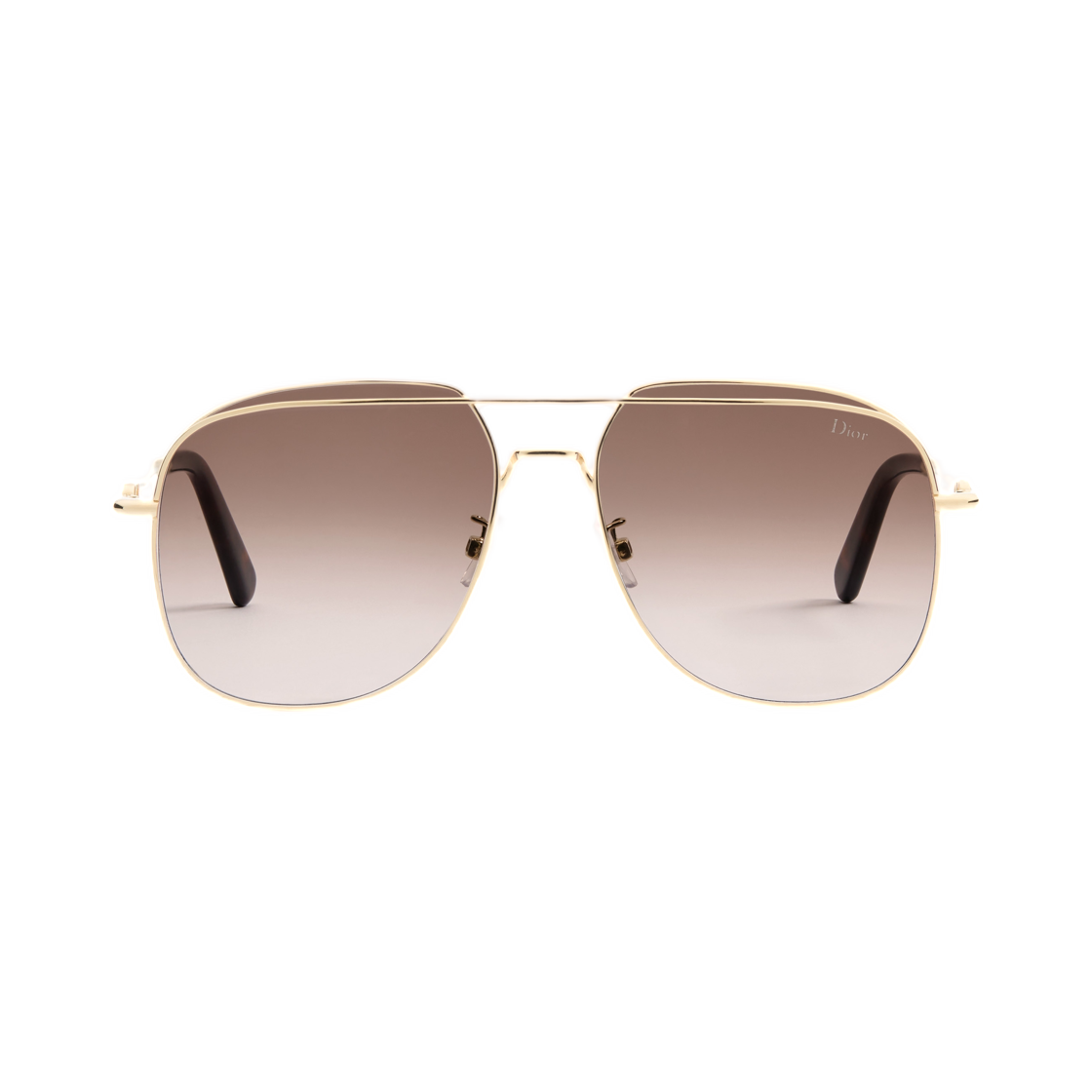 (W) 디올 쁘띠 CD A1U 선글라스 그라디언트 파일럿 브라운((W) Dior Petit CD A1U Sunglasses Gradient Pilot Brown) - 2