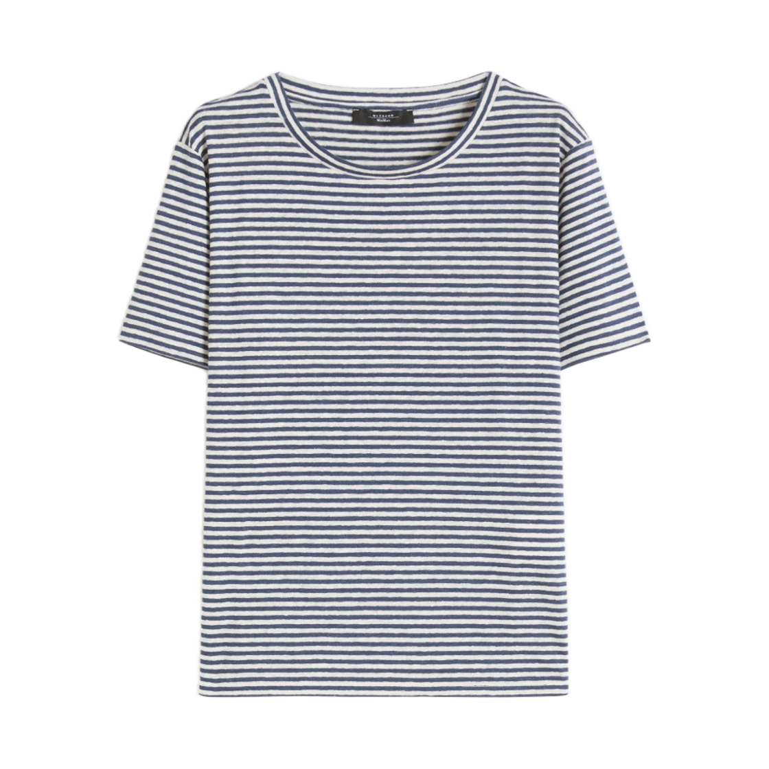(W) 위켄드 막스마라 펠로타 린넨 티셔츠 울트라마린((W) Weekend Max Mara Pelota Linen T-Shirt Ultramarine)