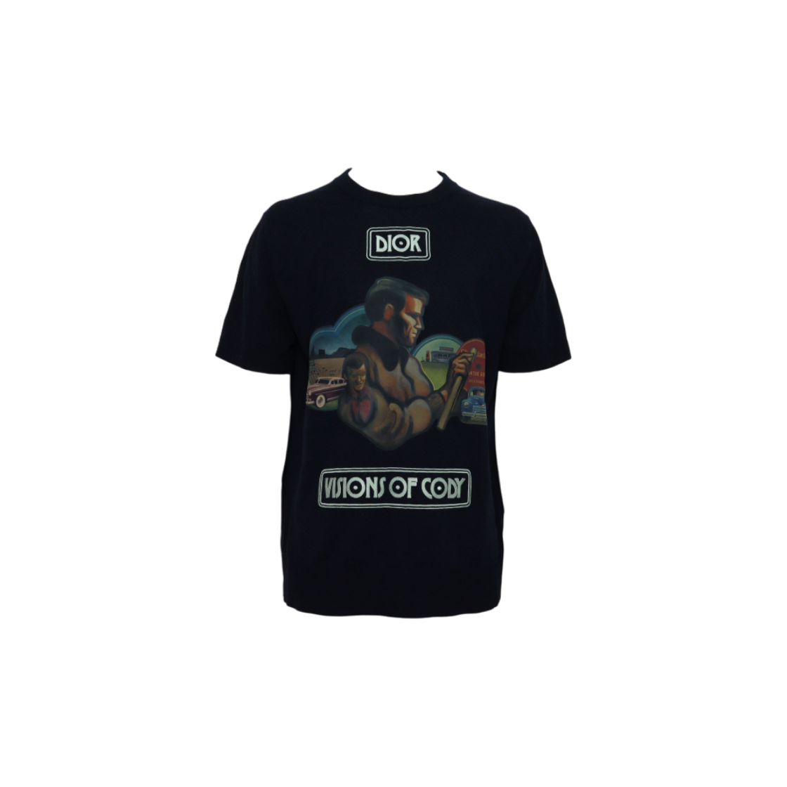 ITEPSH8H24I6 Dior Homme Jack Kerouac Men Short Sleeve T-Shirt