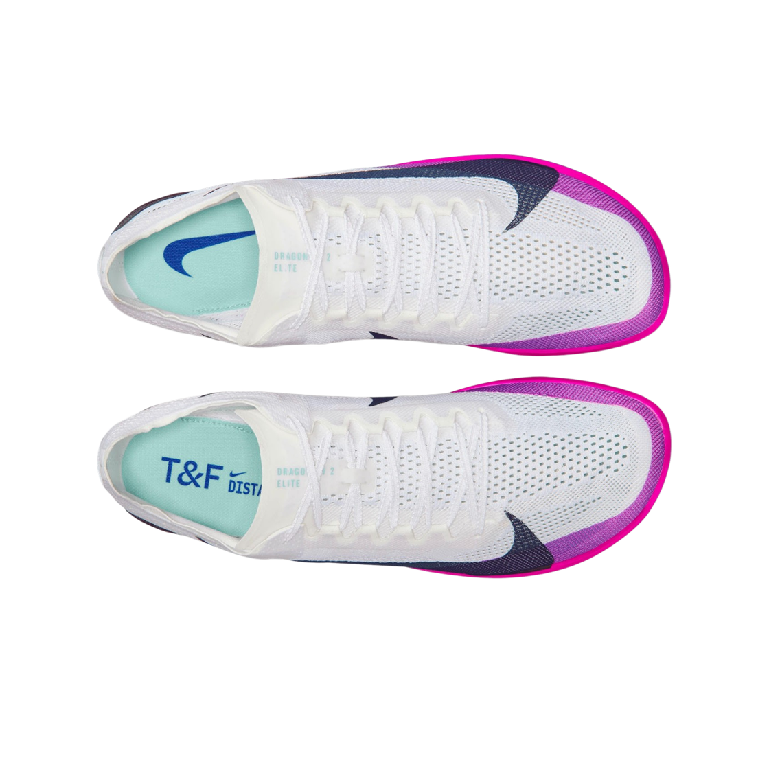 나이키 줌X 드래곤플라이 2 엘리트 화이트 하이퍼 바이올렛(Nike ZoomX Dragonfly 2 Elite White Hyper Violet) - 2
